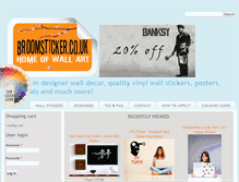 Tablet Screenshot of broomsticker.co.uk